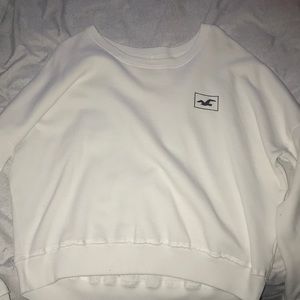 White Hollister Crewneck